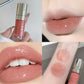 Sparkling Glitter Lip Gloss Shiny Pearl Lip Glaze Plant Extract Moisturize Jelly Lip Oil Long Lasting Makeup Non-Sticky Lipstick