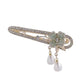 Exquisite Rhinestone Flower Hollow Duckbill Clip Hairpin Pearl Tassel High-end Women's Side Clip Temperament Fashion Hair Clip