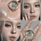 6 Colors Glitter Eyeshadow Gold Pink Eye Shadow Highlighter Silkworm Long Lasting Waterproof Shimmer Multicolor Liquid Eyeshadow