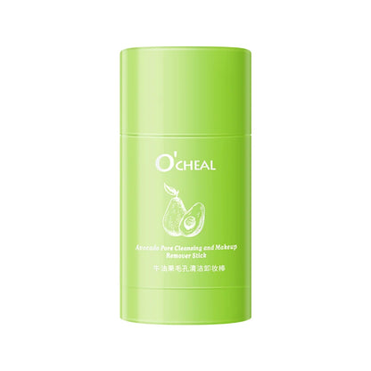 Ocheal Portable Avocado Makeup Remover Deep Cleaning Balm Gel Cream Stick Moisturizing Skin Care