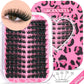 GROINNEYA DIY Lash Clusters Mixed Tray Manga Cluster Lashes DIY Spiky Lashes Extension Natural Volume Individual Lashes Makeup