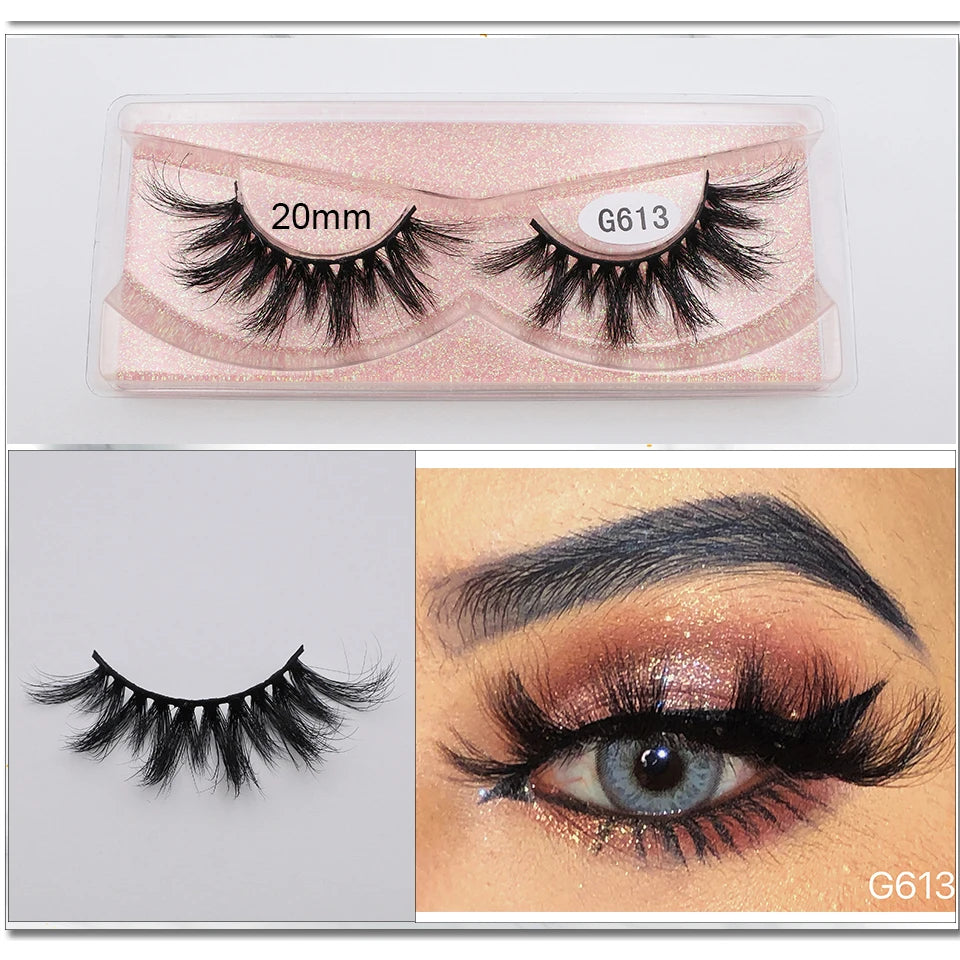 Mink Eyelashes New Soft Natural Full Strip Lashes Vendor Wholesale Fluffy Wispy 3d Mink Lashes Suppliers
