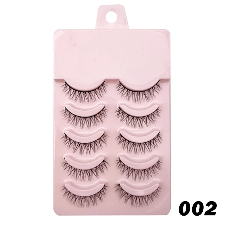 New Manga Lashes Soft Natural Eyelashes Thick False Eyelashes Manga Eyelashes Daily Dating Makeup Eyelashes Lashes Wispy