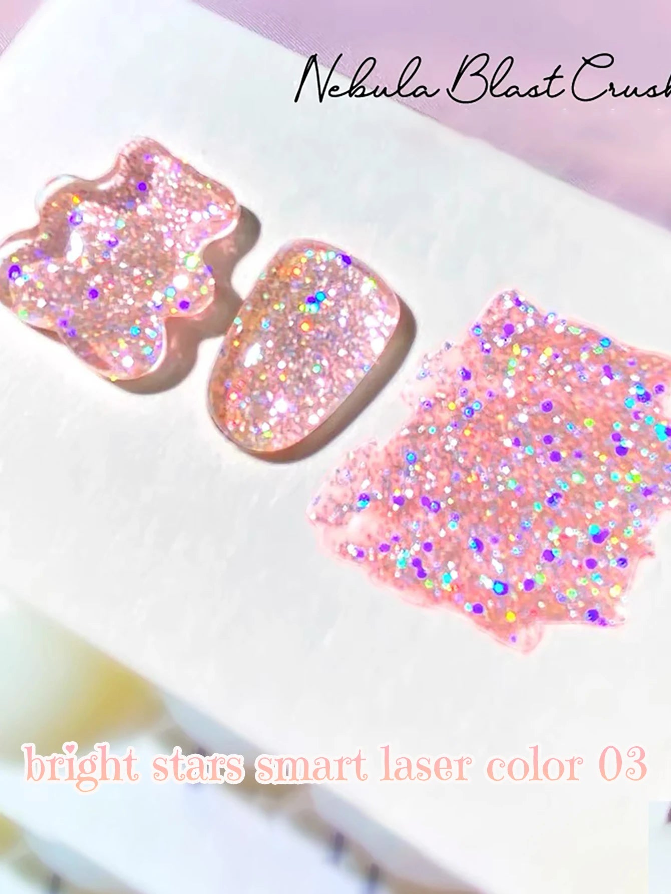 MIANEL 1-12PCS Star-chasing Moon-chasing Gel Nail Polish 2026 Popular Whitening Strobe Sequin Flashing Nail Polish White Nails
