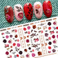 Cherry Blossom 3D Nail Stickers White Flower Petals Nail Art Decals Elegant Wedding Design Spring Sakura Manicure Slider Decor