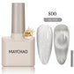 MAYCHAO 10ml Cat Magnetic Gel Nail Polish Cat Eye Glitter Effect Semi Permanent Soak Off UV Gel Varnish Manicure For Nail Art