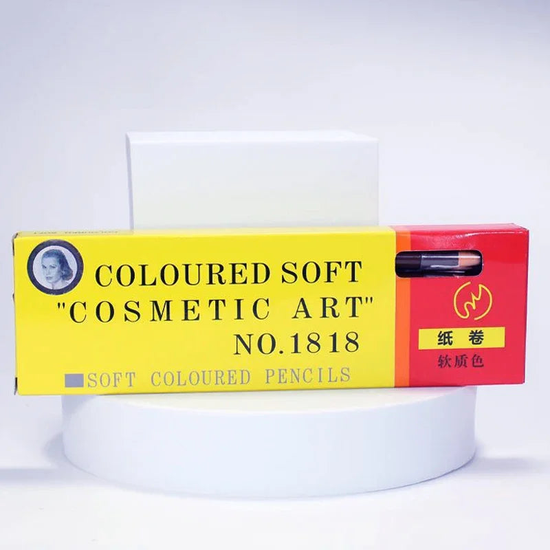 1818 Waterproof Eyebrow Pencil Microblading Permanent Makeup Dermatograph Pencil Peel Off Pull Roll Paper Eyebrow Pencil Set