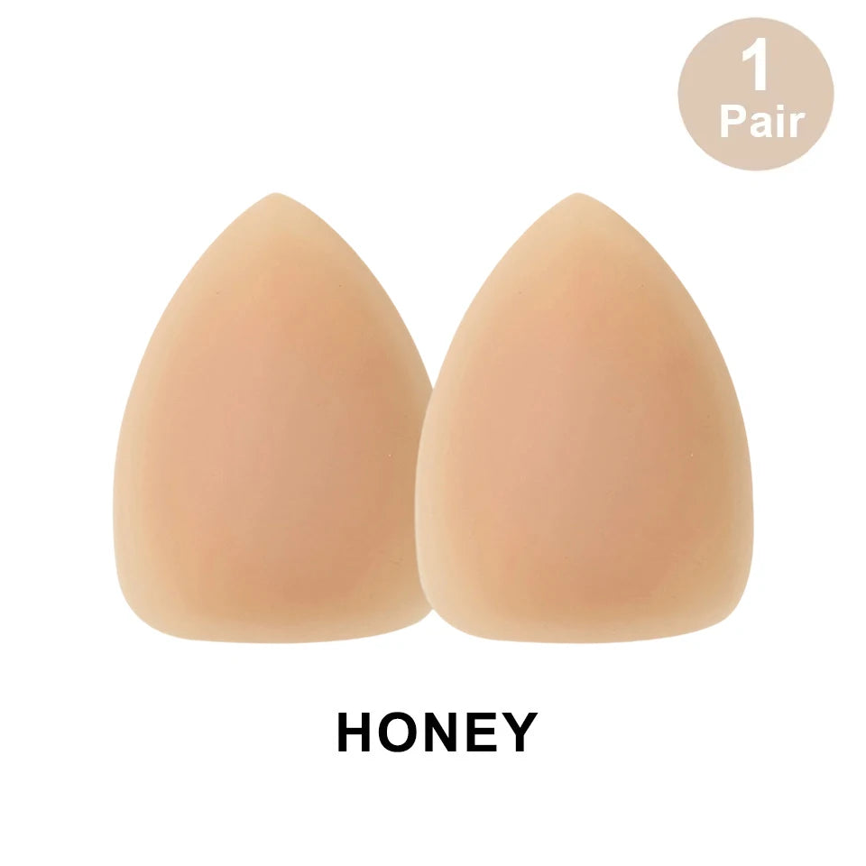 Triangle Nipple Covers Pasties Silicone Sticky Bra Liner Pads Adhesive Breast Lifting Tape Seamless No Show Bra