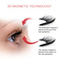 MAGEFY 3 Pairs Magnetic Eyelashes with Applicator Glue Free Reusable Magnetic Lashes Multiple Styles Natural Anime Magnetic Lash