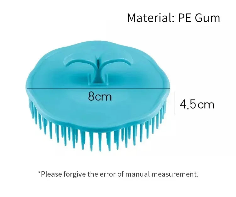 1pcs Black Hair Comb Scalp Massagers Round Comb Women Men Shower Brush Hair Scalp Shower Wash Clean Hair Tool Brush