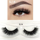 1 Pairs Makeup Eyelashes 3D Mink Lashes Fluffy Soft Wispy Natural Cross Eyelash Extension Reusable Lashes Mink 5D False Eyelash