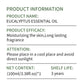 Eucalyptus plant essential oil face and body skin care essential oil moisturizing moisturizing massage essential oil