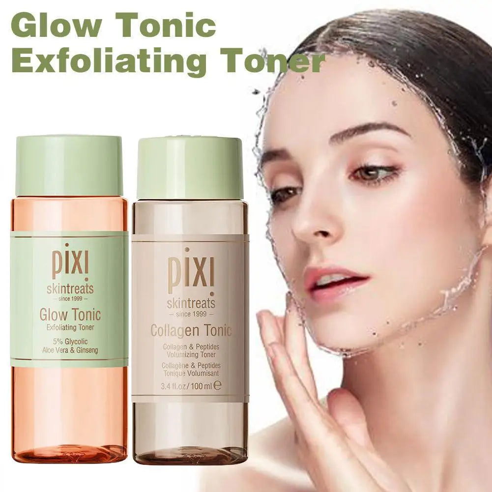 Pixi Glow Fruit Acid Vitamin C Skin Toner Skincare Gradual Powder Blusher Stick Brightening Makeup Nourishing Moisturizing Toner