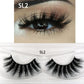 1 Pairs Makeup Eyelashes 3D Mink Lashes Fluffy Soft Wispy Natural Cross Eyelash Extension Reusable Lashes Mink 5D False Eyelash