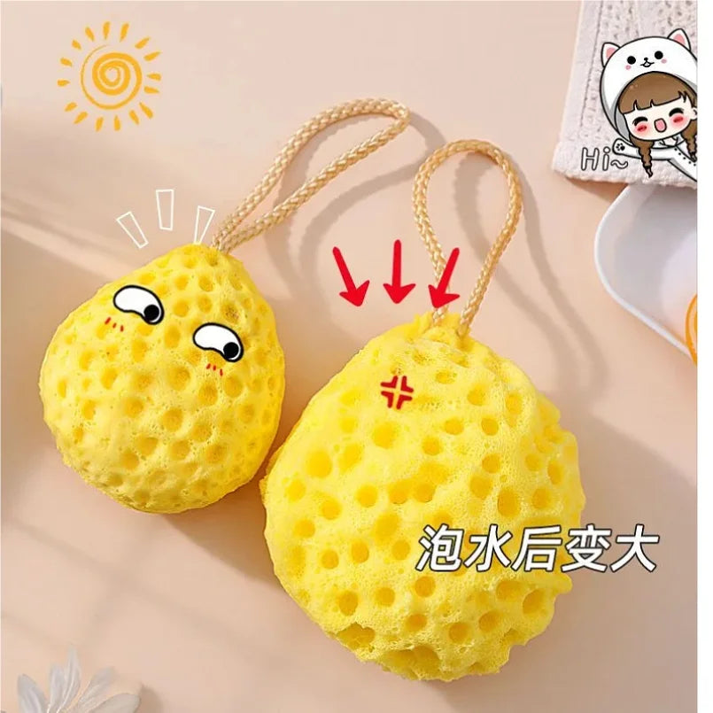 Honeycomb Bath Ball Bathroom Cotton Household Soft Cheese Cute Children's Body Scrubbing Bath Balls Foaming Bath Sponges