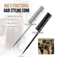 New Design Rat Tail Aluminium Styling Comb Professional Barber Heat Resistant Men Hair Combs Salon Hairdresser Tools For Women