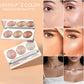 3 Colors Face Glitter Gold Highlighter Palette Makeup Waterproof Shimmer Powder Highlight Face Brighten Contour Body Illuminator
