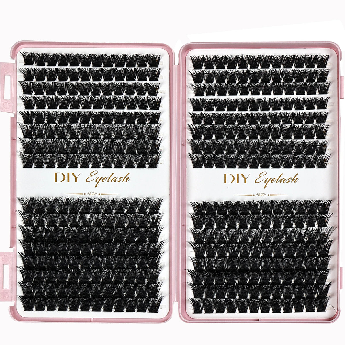 Thick & Fluffy DIY Cluster Lashes 30D/100D Mixed Density Mixed Length Individual Eyelash Extension