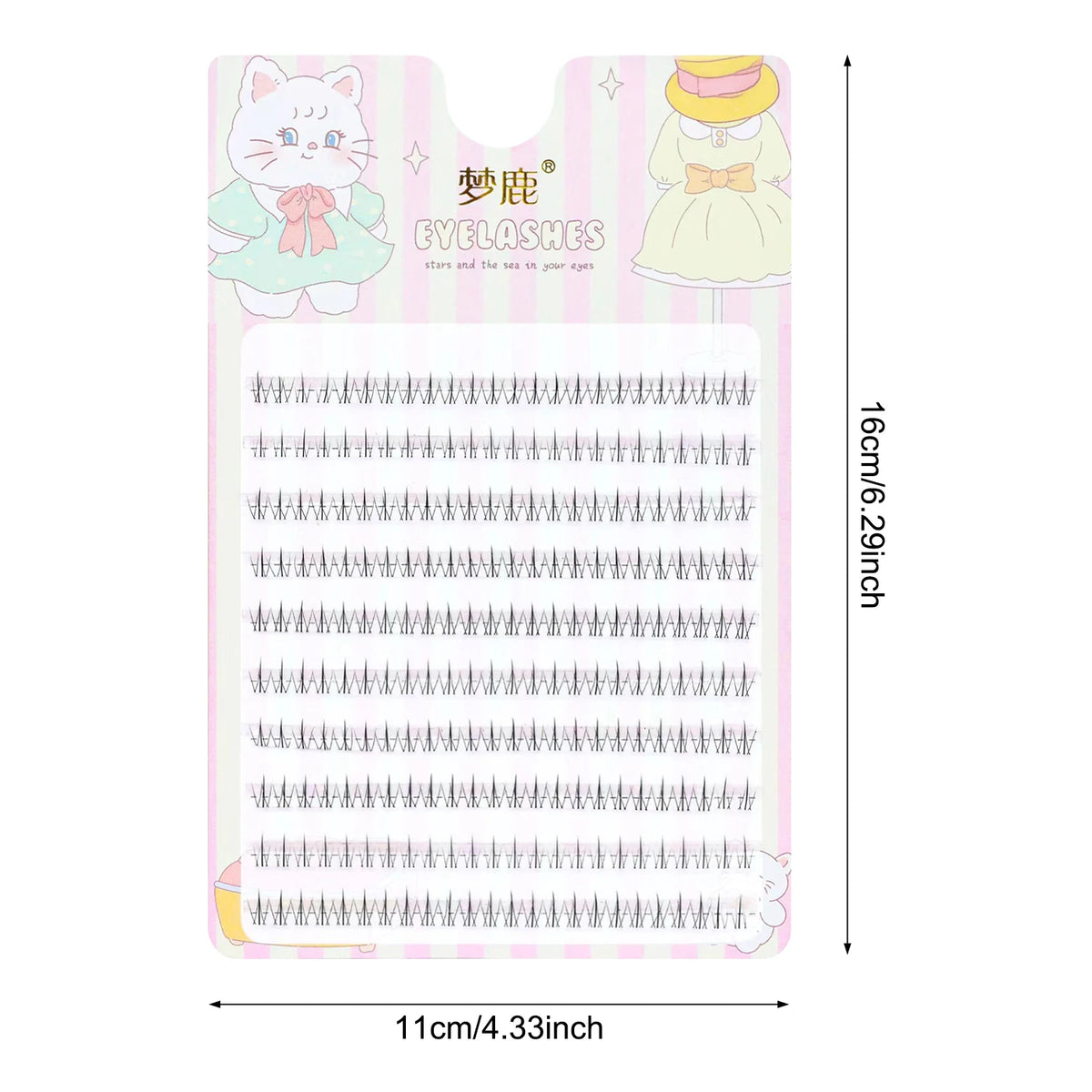 Natural False Under Eyelashes bottom lashes Transparent band cluster Dramatic Volume lower lash For Women Daily eyelash makeups
