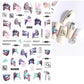 Cherry Blossom 3D Nail Stickers White Flower Petals Nail Art Decals Elegant Wedding Design Spring Sakura Manicure Slider Decor