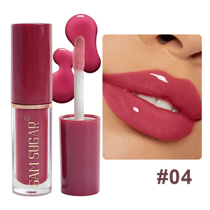Clear Mirror Gloss Lipgloss Mini Lip Gloss Oil Long Lasting Moisturizing Liquid Lipstick Fade Lip Lines Plumping Lip Tint Makeup