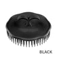 1pcs Black Hair Comb Scalp Massagers Round Comb Women Men Shower Brush Hair Scalp Shower Wash Clean Hair Tool Brush
