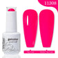Arte Clavo 15ml Rose Red Pink Color Gel Nail Polish Autumn Winter Hot Sale Long Lasting Soak Off For Manicure Nail Art Gel