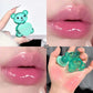 Cappuvini Soft and Cute Bear Lip Balm Moisturizing and Hydrating, Reduces Lip Lines, Non-Greasy, Limited Edition for Christmas and Halloween, Autumn and Winter Lip Care.