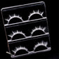White Feather Lashes Strips Manga Cosplay False Eyelashes Full Srip Cluster Lashes Extensions Halloween Christmas Party Makeup
