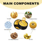 60PCS 24K Gold Eye Mask Anti Dark Circles Removal Eyes Bags Moisturizing Firming Eye Patches Eyes Skin Care Products