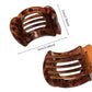 New Flat Hair Clip Claws Hair Accessories Korean Acetic Acid Women's Spoon Crab Hair Clip Leopard Hair Clip Top Simple Headpiece