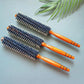 For Hair Curly Comb Barber Salon Anti Static Wood Natural Boar Bristle Hair Round Brush Hairdresser Styling Tool Teasing Brush