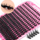 GROINNEYA DIY Lash Clusters Mixed Tray Manga Cluster Lashes DIY Spiky Lashes Extension Natural Volume Individual Lashes Makeup