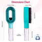 Refillable Spray Hair Comb Anti Static Detangling Brush Eliminate Frizz Tangles Portable Hair Styling Water Spray Brush For All Hair Types