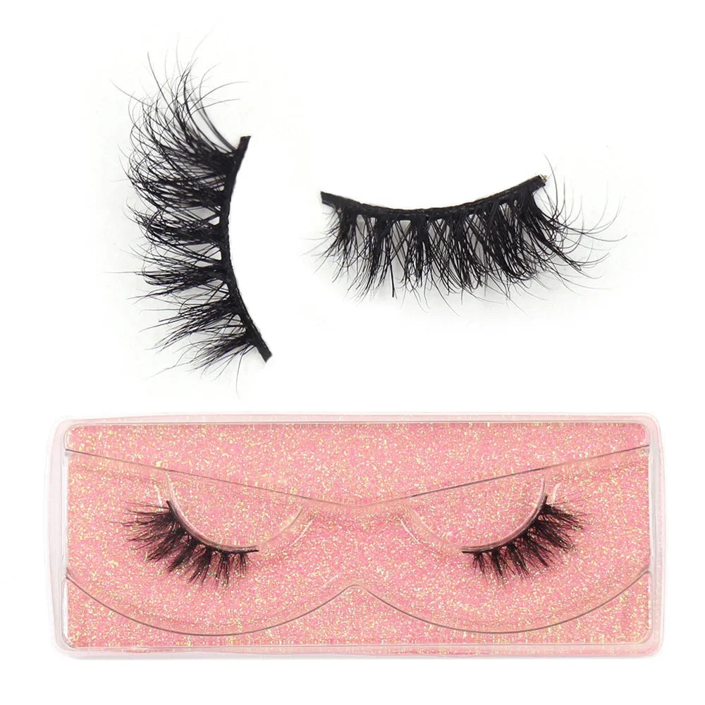 Half Eey Lashes Soft Mink Lashes Reusable Foxy Eyes False Eyelashes Natural Fluffy Makeup Tools Extension Fake Lashes Maquiagem