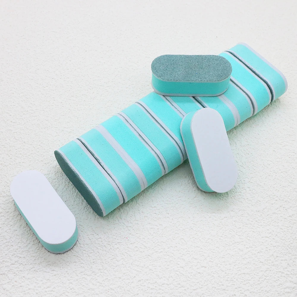 200Pcs Nail Files Buffer Block Wholesale Double Sided Pedicure Tools Nail Art File Polishing Block File Accessories For Manicure
