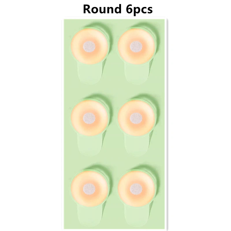 Wholesale Women Lift Up Invisible Reusable Self Adhesive Silicone Breast Lift Tape Nipple Cover Chest Paste Party Dress Bras