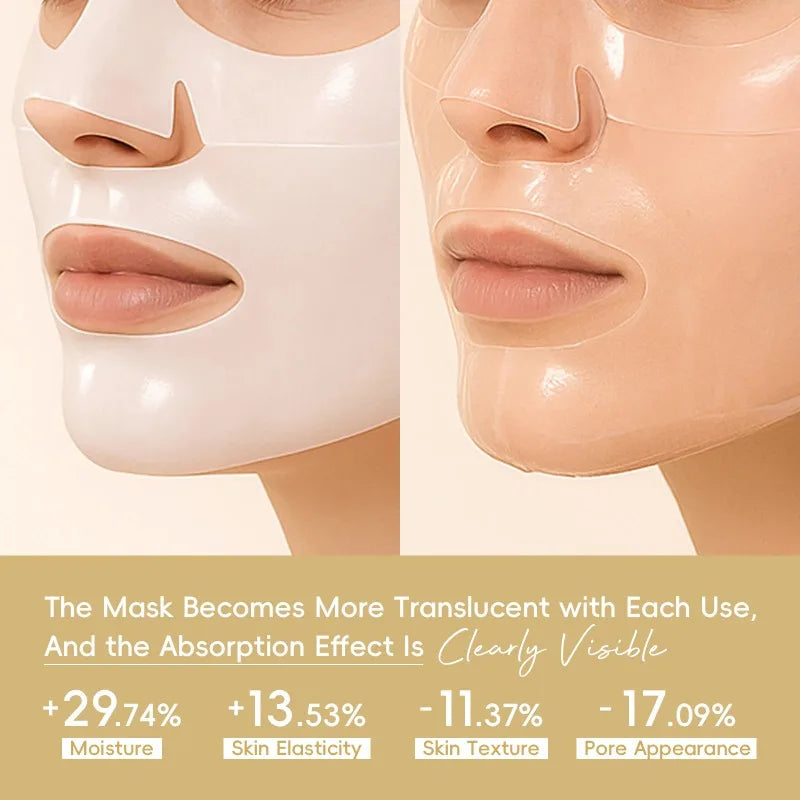 LAIKOU Korea Snail Collagen Essence Mask Hydrating Sheet Mask Anti-Wrinkle Face Mask Firming Skin Care 25g*20pcs