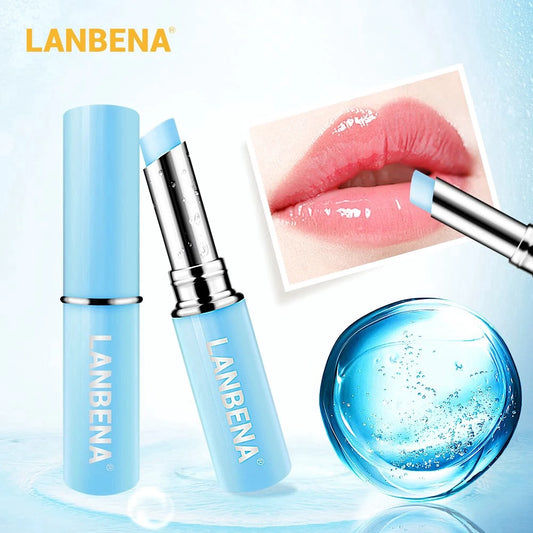 LANBENA Hyaluronic Acid Lip Balm Lip Plumper Moisturizing Reduce Fine Lines Long-lasting Hydration Protecting Dry Lip