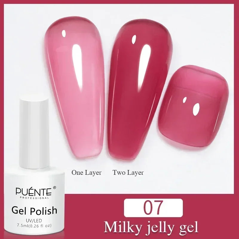 15ML 4 in 1 Builder Nail Gel For Quick Extension Nail Reinforcement Construction UV Gel Polish Semi-permanent Nail Art Varnish