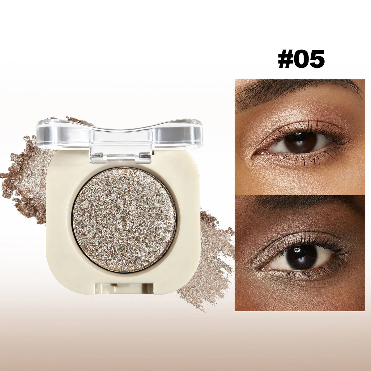 Monochrome Matte Brown Eyeshadow Primer Makeup Lasting Smooth Easy To Wear Nature Brighten Silkworm Eyeshadow Palette 12Colors