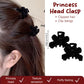 2Pcs Black Bow Small Hair Claw Women Girl Hair Grab Clip Side Clip Forehead Bangs Hair Styling Clip Sweet Headdress
