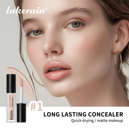 Lakerain Hydrating Radiant Concealer Liquid Foundation Texture High Coverage Long-Lasting Oil Control Hydrating Skin Concealer