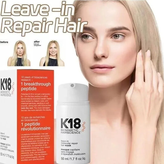 150ml K18 Conditioner Deep Nourishing Repairing Professional Leave-in Molecular Repair Hair Mask Smooth And Non-greasy Haircare