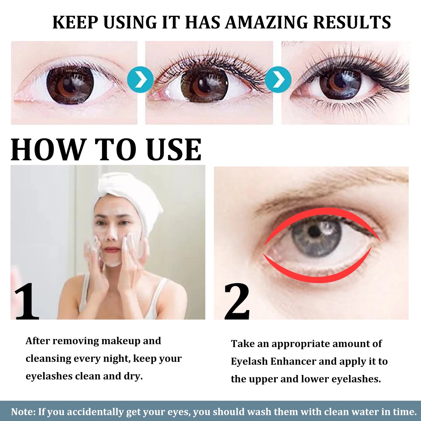 3ml Eyelash Serum For Growth Collagen Hyaluronic Acid Lash Enhancer Natural Longer Thicker Lashes And Brows Nourishing Formula