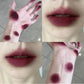 6Ccolors Matte Lipstick Crayon Milky Tea Purple Lip Tint Velvet Sexy Dark Red Lipstick Pen Non-stick Cup Lasting Brighten Makeup