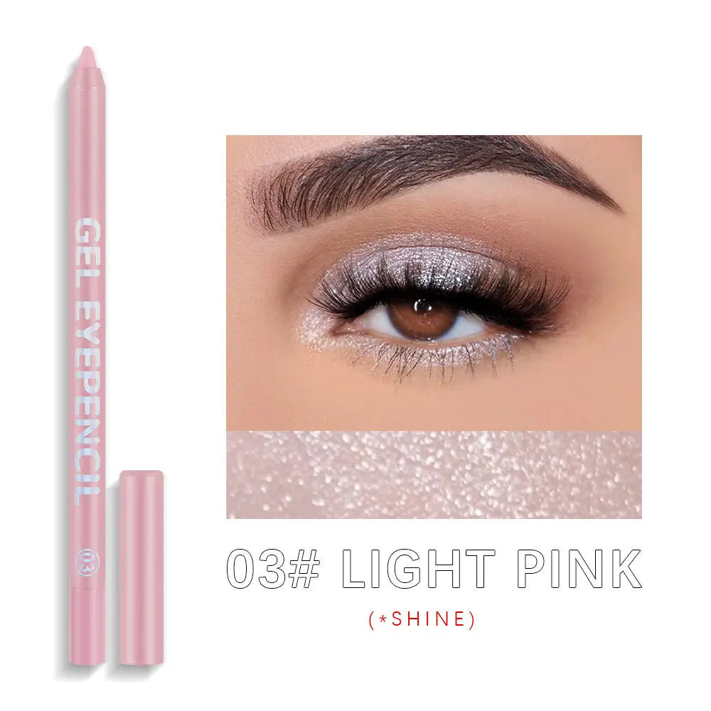 12 Colors Long-lasting Eye Liner Pencil Waterproof Pigment Eyeliner Pen Women Cosmetics Gel Eye Shadow Pencil Makeup Tools