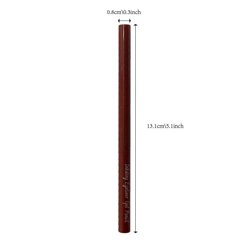 Ultra-fine Gel Eyeliner Pencil Pink Brown Under Eye Liner Pen Waterproof Matte Aegyosal Lying Silkworm Quick Drying Eyes Makeup