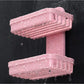 Self Adhesive Soap Dish Holder Wall Mounted Double Drain Soap Box Removable Plastic Soap Storage Basket For Bathroom