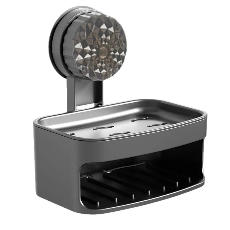 Suction Cup Soap Dish, Wall-Mounted Soap Holder, Storage Rack, No Drilling Required, For Bathroom And Toilet Organization